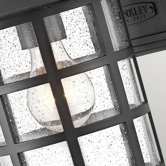 Freeport 1lt Medium Wall Lantern  Textured Black
