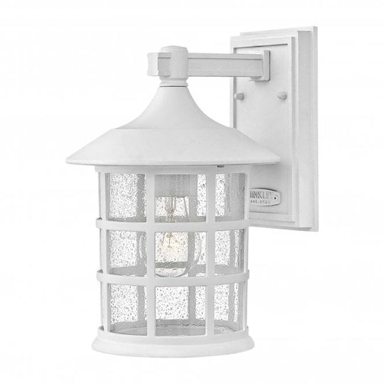 Freeport 1lt Medium Wall Lantern  Textured White