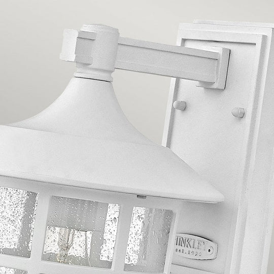 Freeport 1lt Medium Wall Lantern  Textured White