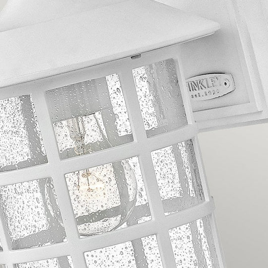 Freeport 1lt Medium Wall Lantern  Textured White