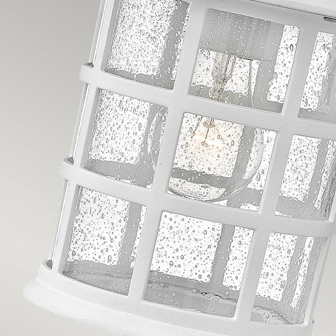 Freeport 1lt Medium Wall Lantern  Textured White