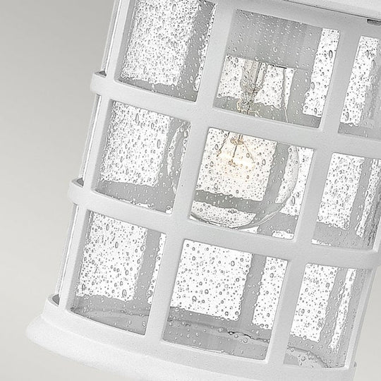 Freeport 1lt Medium Wall Lantern  Textured White