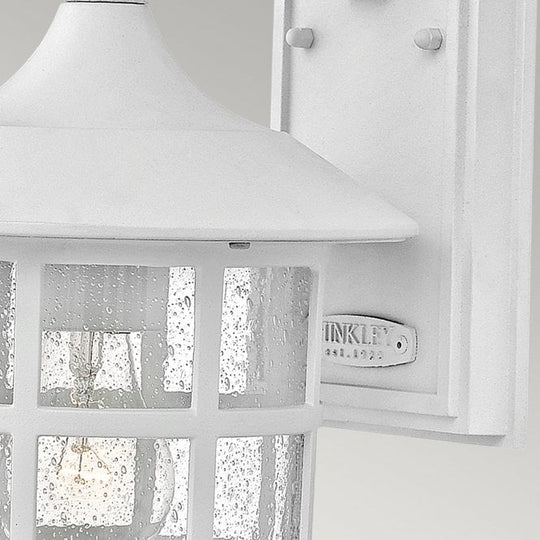 Freeport 1lt Medium Wall Lantern  Textured White