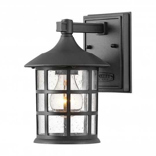 Freeport 1lt Small Wall Lantern  Textured Black