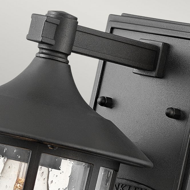 Freeport 1lt Small Wall Lantern  Textured Black