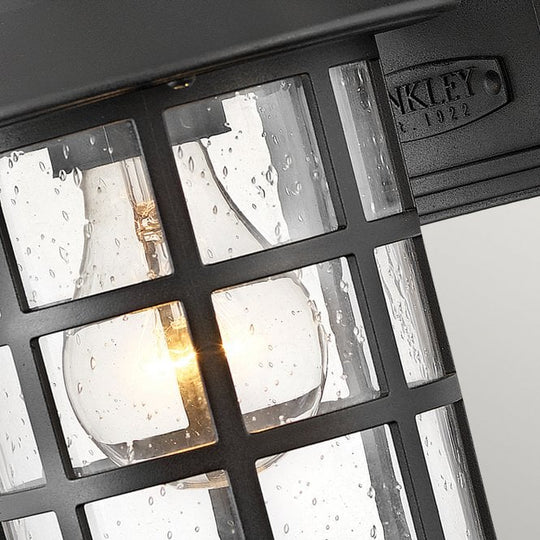 Freeport 1lt Small Wall Lantern  Textured Black