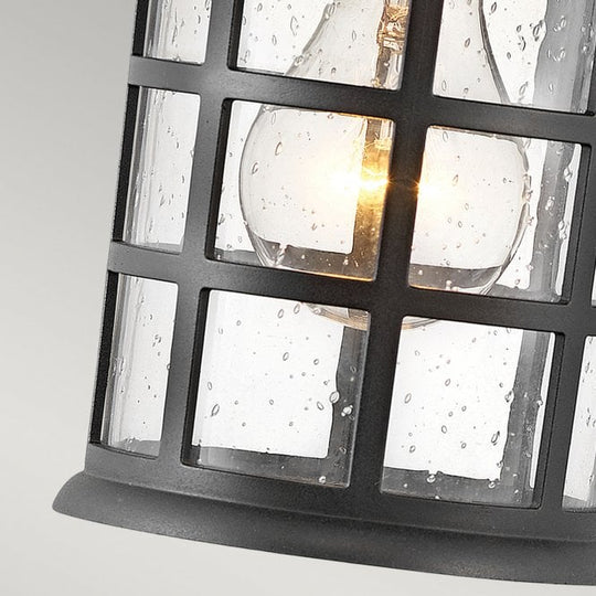 Freeport 1lt Small Wall Lantern  Textured Black