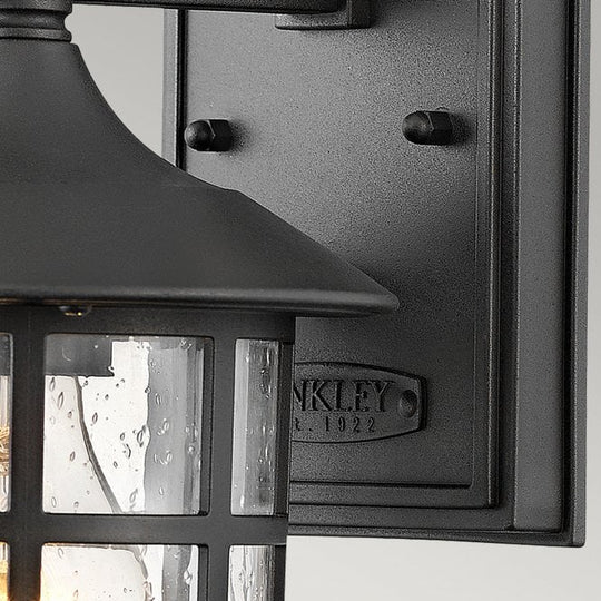 Freeport 1lt Small Wall Lantern  Textured Black