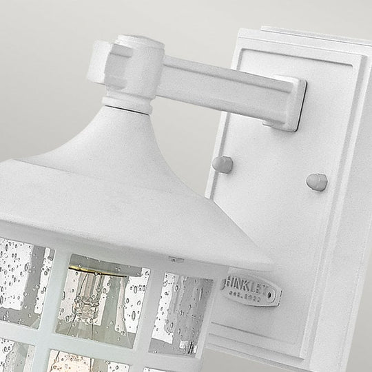 Freeport 1lt Small Wall Lantern  Textured White