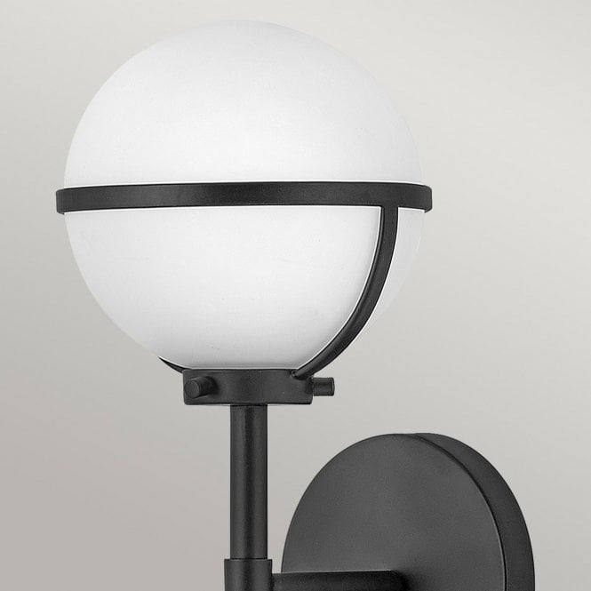 Hollis 1 Light Wall Light Black