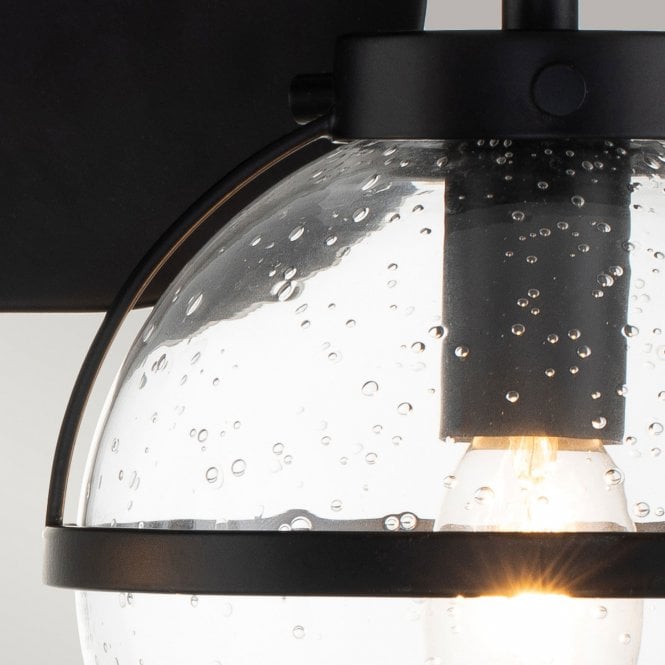 Hollis 2 Light Wall Light Black