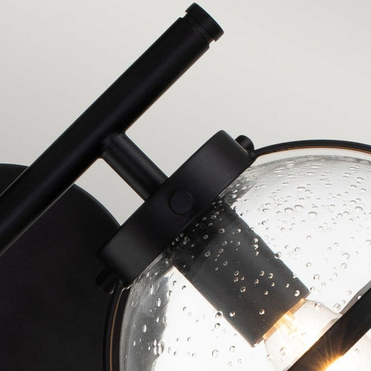 Hollis 2 Light Wall Light Black
