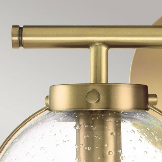 Hollis 2 Light Wall Light Heritage Brass