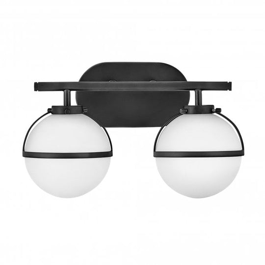 Hollis 2 Light Wall Light Black