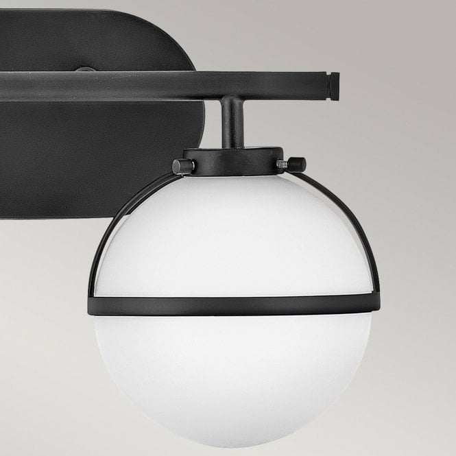 Hollis 2 Light Wall Light Black