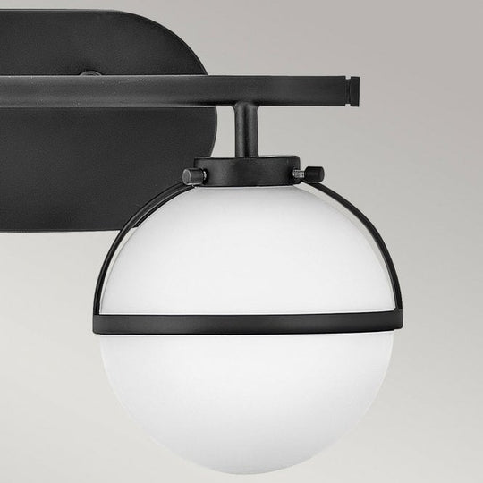 Hollis 2 Light Wall Light Black