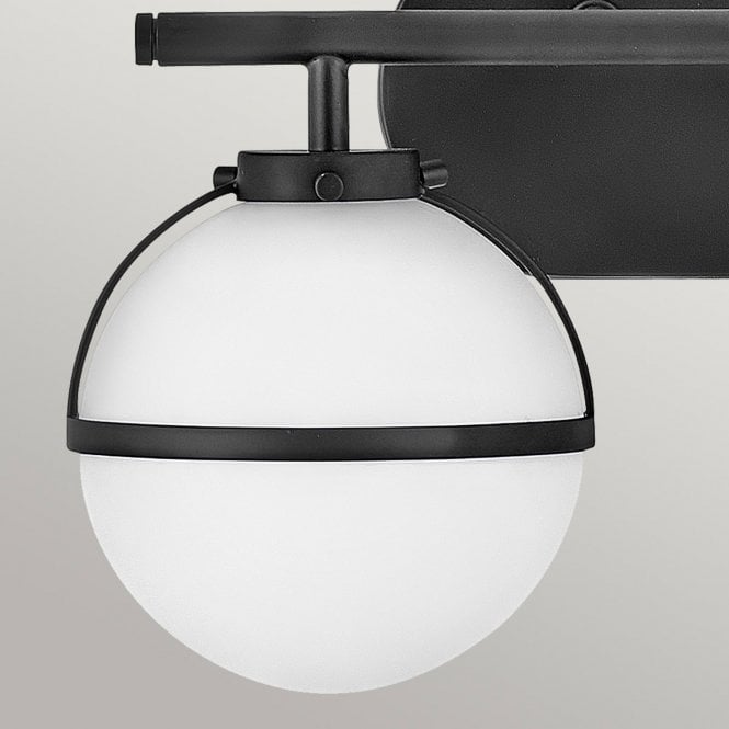 Hollis 2 Light Wall Light Black