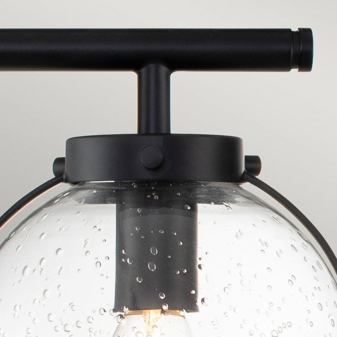 Hollis 3 Light Wall Light Black