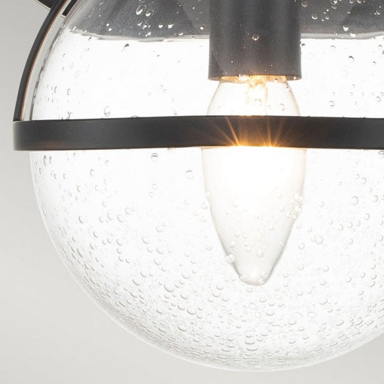 Hollis 3 Light Wall Light Black