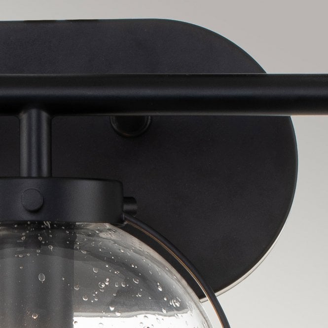 Hollis 3 Light Wall Light Black