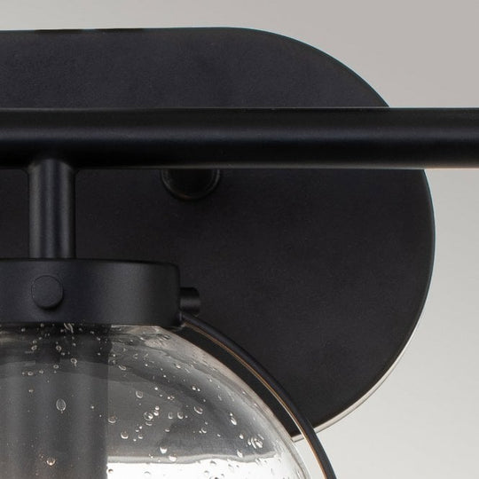 Hollis 3 Light Wall Light Black