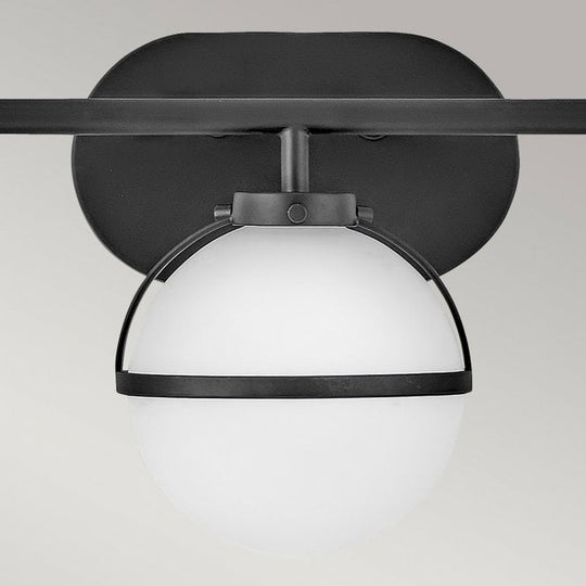 Hollis 3 Light Wall Light Black