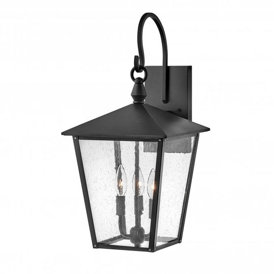 Huntersfield 3 Light Large Wall Lantern Black