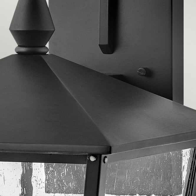 Huntersfield 3 Light Large Wall Lantern Black
