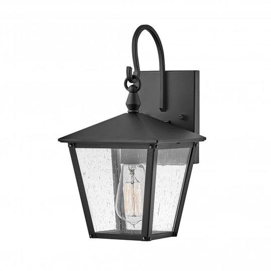 Huntersfield 1 Light Small Wall Lantern Black