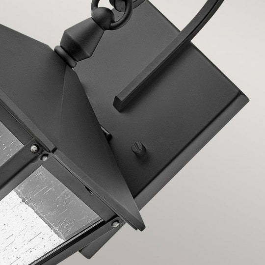 Huntersfield 1 Light Small Wall Lantern Black