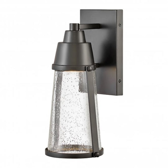 Miles 1 Light Wall Lantern Black