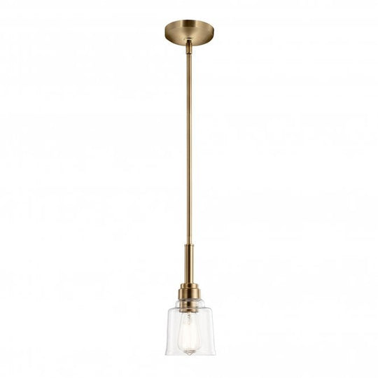 Aivian 1 Light Pendant Weathered Brass