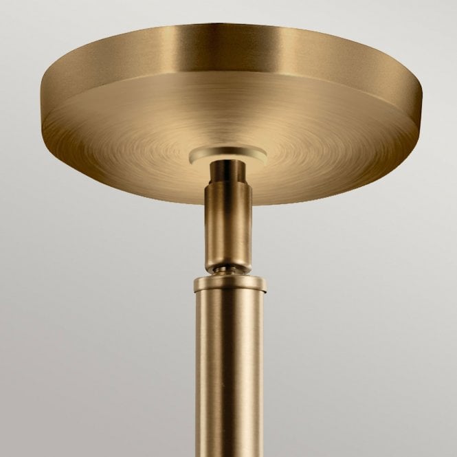 Aivian 1 Light Pendant Weathered Brass