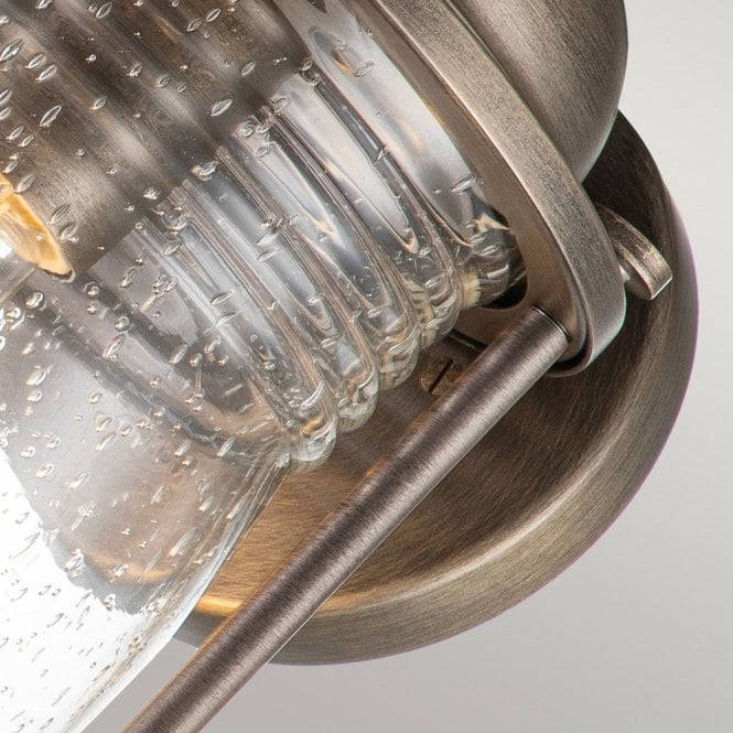 Ashland Bay 1 Light Medium Wall Lantern Burnished Bronze