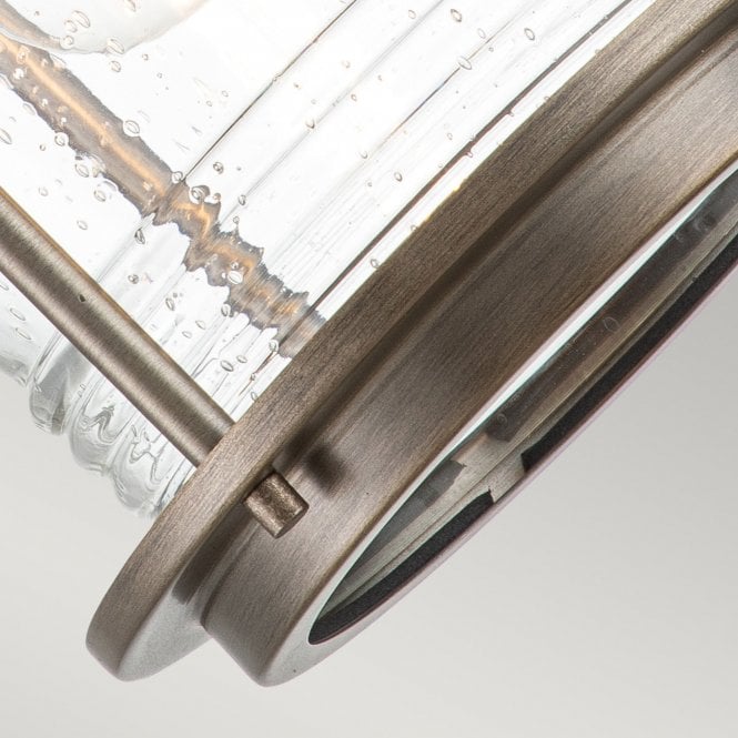 Ashland Bay 1 Light Medium Wall Lantern Burnished Bronze