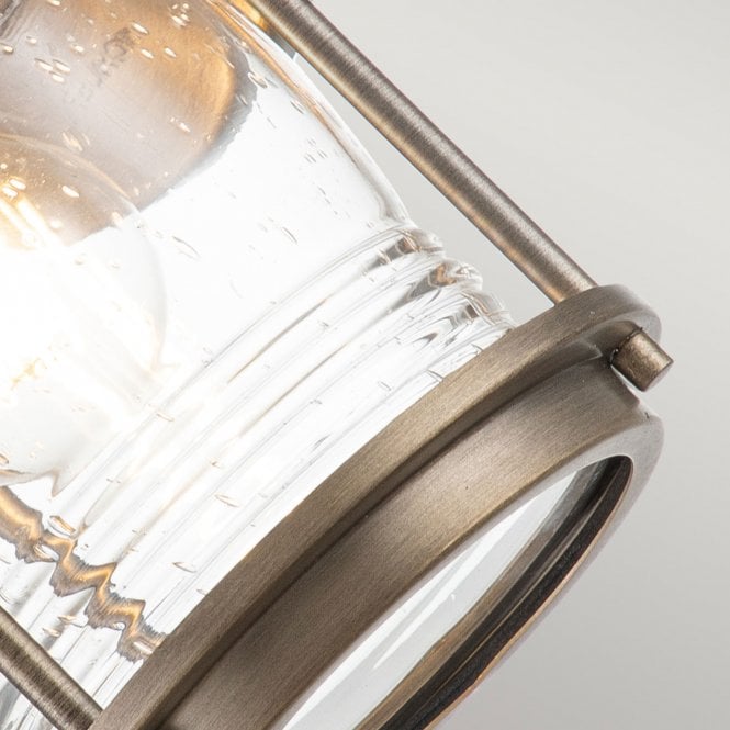 Ashland Bay 1 Light Small Wall Lantern Burnished Bronze