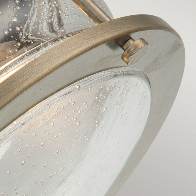 Ashland Bay 2 Light Outdoor Ceiling Flush Burnished Bronze