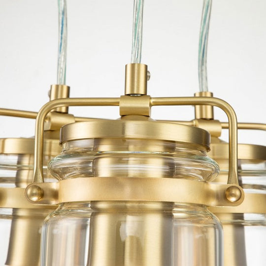 Brinley 3 Light Pendant Brushed Brass