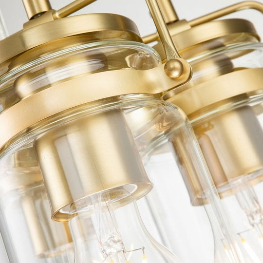 Brinley 3 Light Pendant Brushed Brass