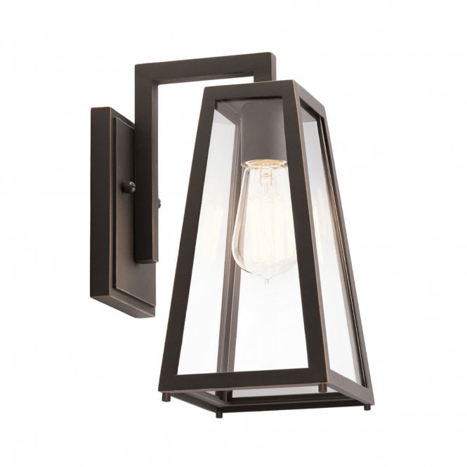 Delison 1 Light Wall Lantern - Small Rubbed Bronze