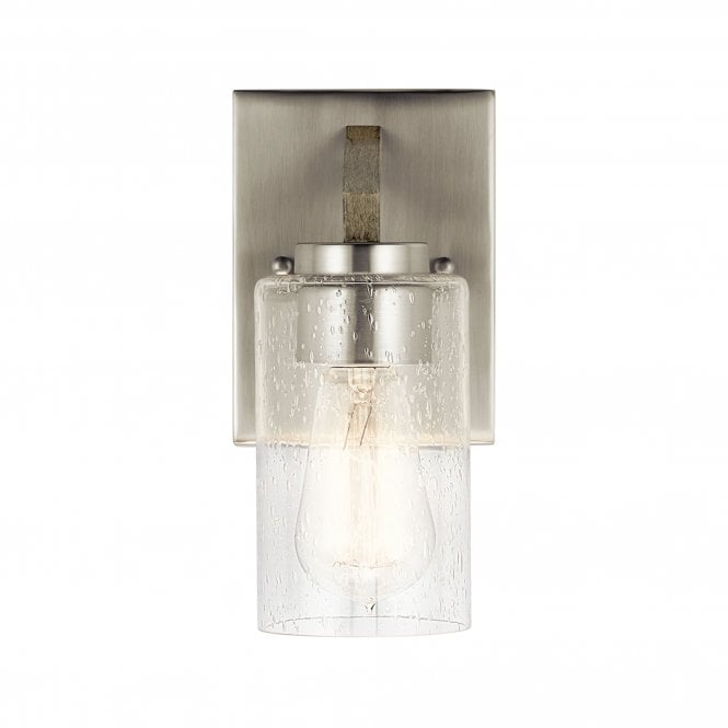 Deryn 1 Light Wall Light Distressed Antique Grey