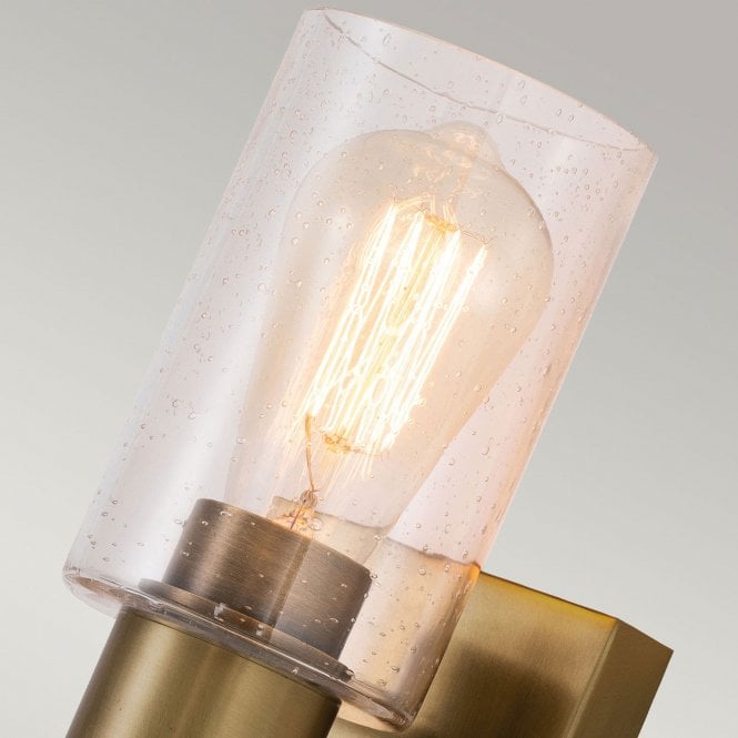 Deryn 1 Light Wall Light Natural Brass