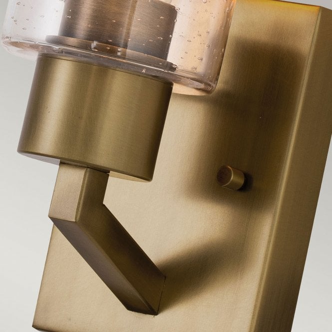 Deryn 1 Light Wall Light Natural Brass