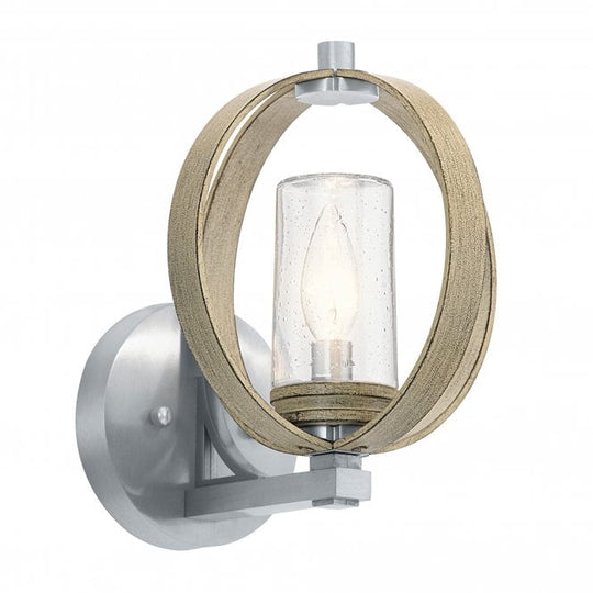 Grand Bank 1 Light Outdoor Wall Light Distressed Antique Grey
