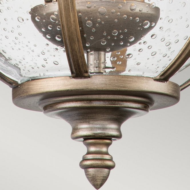 Halleron 2 Light Wall Lantern Burnished Bronze