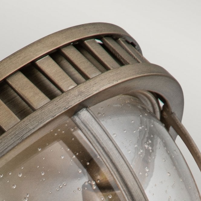 Halleron 3 Light Ceiling Flush Burnished Bronze