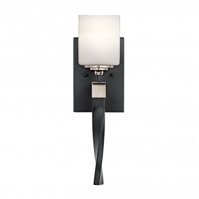 Marette 1 Light Wall Light Black