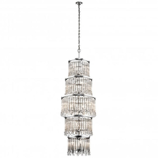 Piper 18 Light Chandelier/ Pendant Polished Chrome