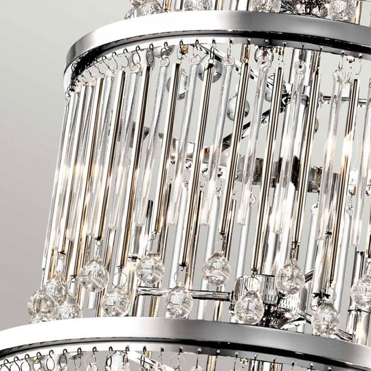 Piper 18 Light Chandelier/ Pendant Polished Chrome