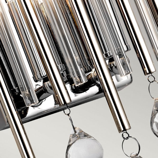 Piper 2 Light Wall Light Polished Chrome